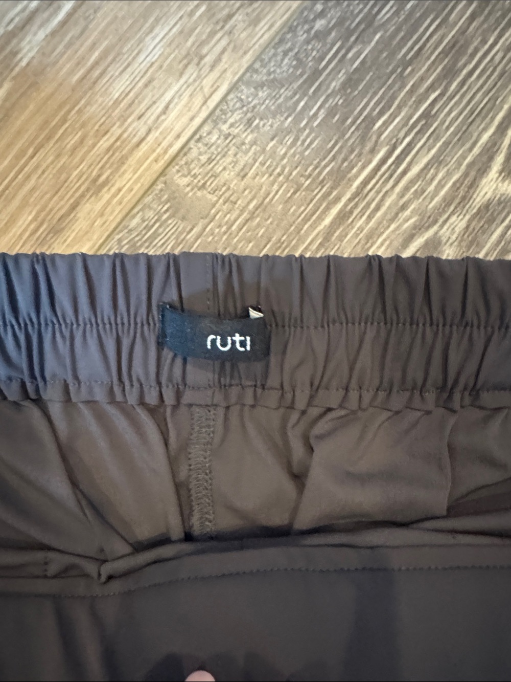 Women's Gray Relaxed Track Jogger Pants - Picture 3 of 4